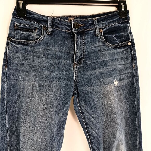 Kut from the Kloth Midrise Boyfriend Jeans Stretch Size 2 Blue Denim Womens - Picture 3 of 11